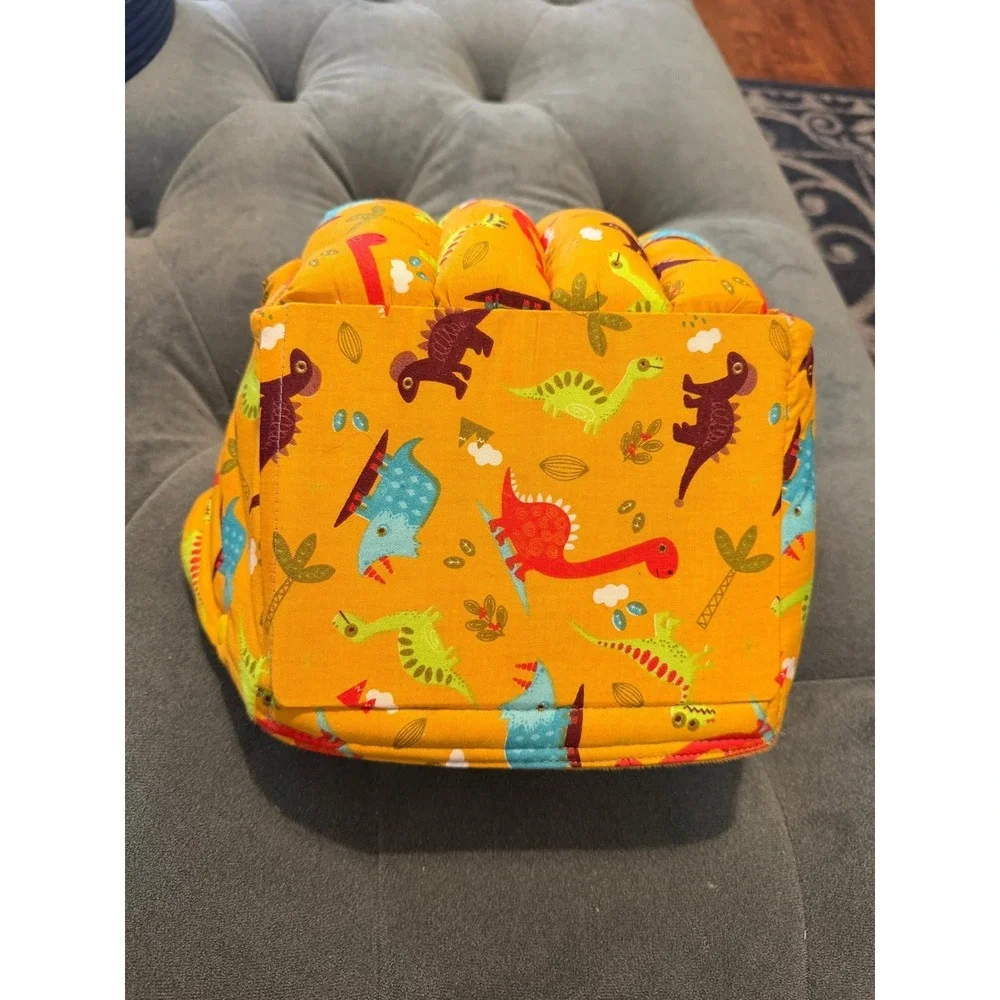 Unbranded Dinosaur Print Small Pet Bonding Pouch  Good Fleece Lined Carrier